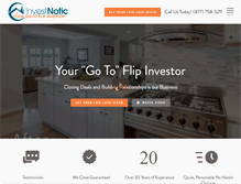 Tablet Screenshot of investnotic.com